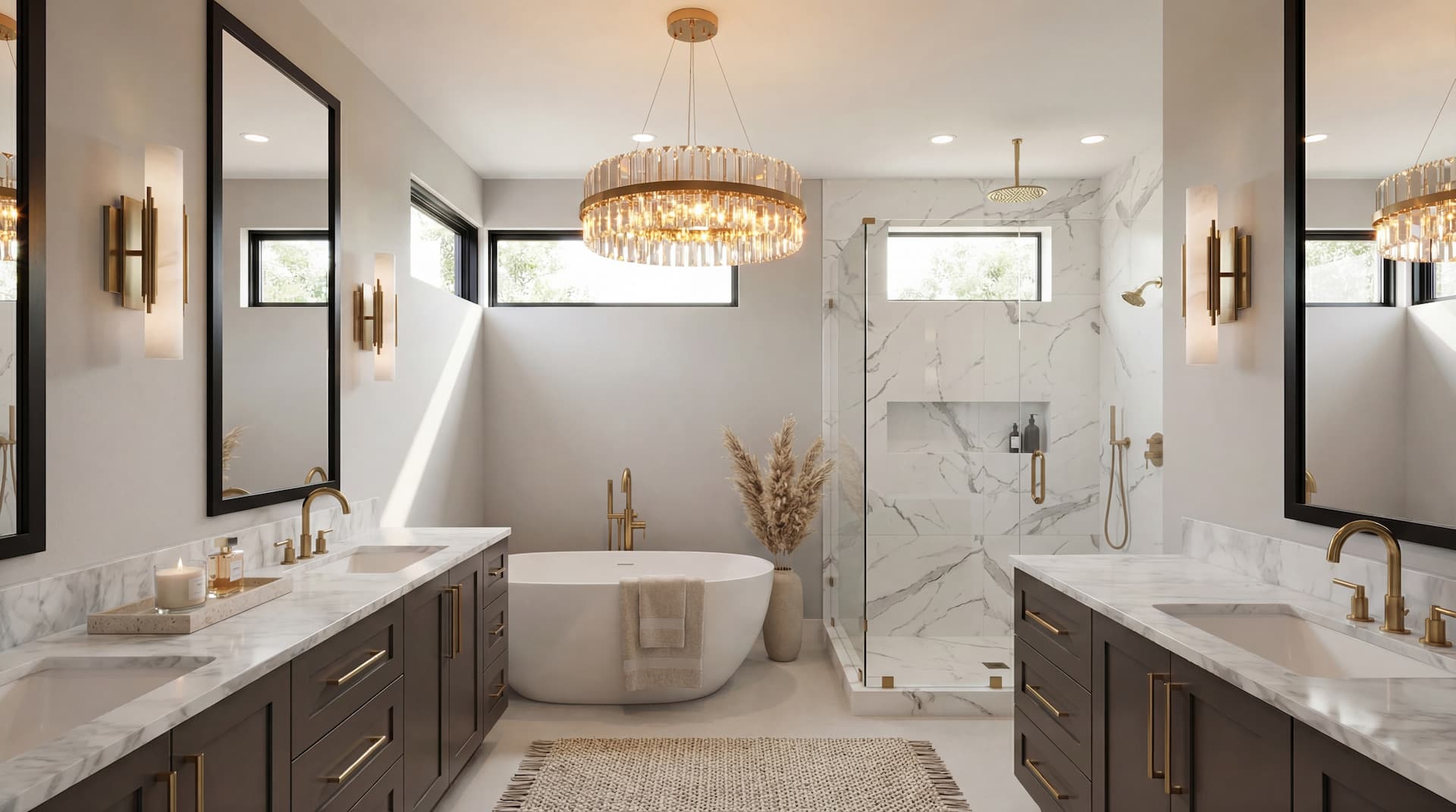Spanish Oaks primary bathroom — after